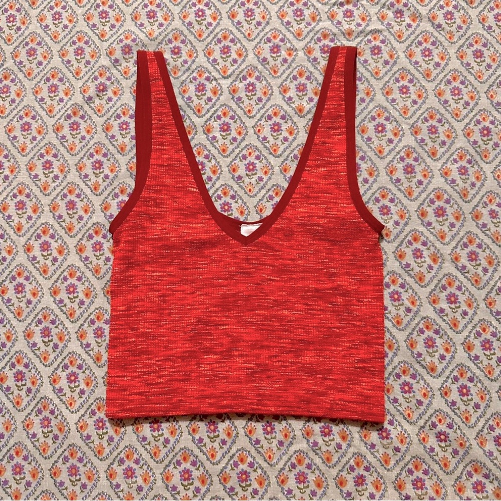 Cropped red tank top from Target❤️